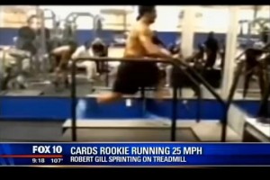 Robert Gill | NFL Cardinal Rookie Reciever Player | Runs 25 Mph On Treadmill