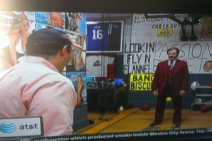 Ron Burgundy Gets Hit by Frittzy in Flinch Ball on the Dan Patrick Show